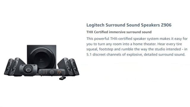 Logitech Z906 on Amazon | 5.1 Surround Sound Speaker System | Raalmak #raalmak #trending смотреть онлайн