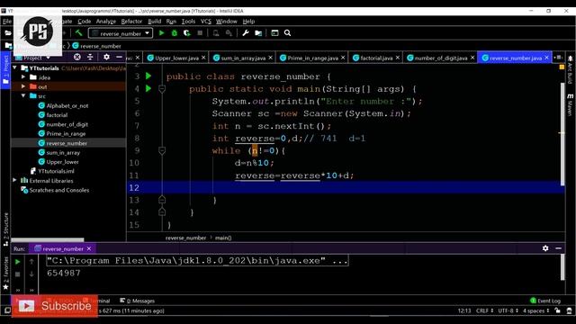 How to reverse a number in Java || Java Program to reverse a Number || Programming Skills смотреть онлайн
