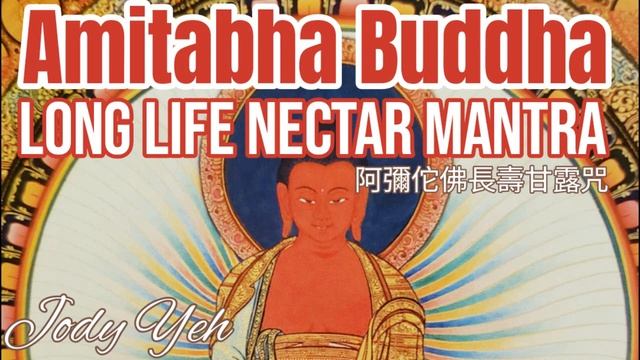 Amitabha Buddha Long Life Nectar Mantra 阿彌佗佛長壽甘露咒 ♫ Jody Yeh - Kalani on Handpan Drum смотреть онлайн