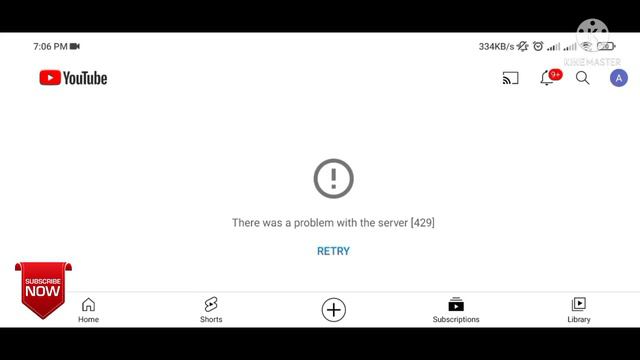 There was a problem with the server [429] !! YouTube new problem !! смотреть онлайн
