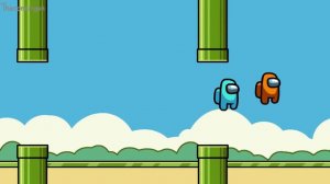 Among Us Orange's Revenge - 165 - Flappy Amogus Slap