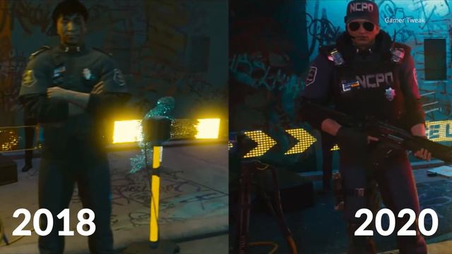 Cyberpunk 2077 Graphics Comparison (2018 - 2020) смотреть онлайн