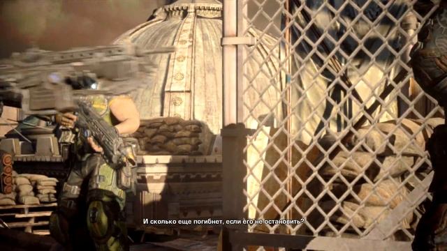 Прохождение Gears of War: Judgment Co-op - Часть 13 — Показания Беарда: Крыши Стейт-стрит смотреть онлайн