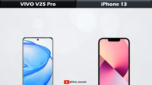 VIVO V25 Pro vs iPhone 13 смотреть онлайн