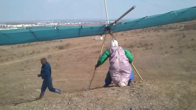Крен на старте.