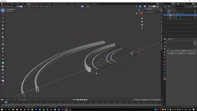 Complex SVG pattern to mesh in Blender 2.9 смотреть онлайн