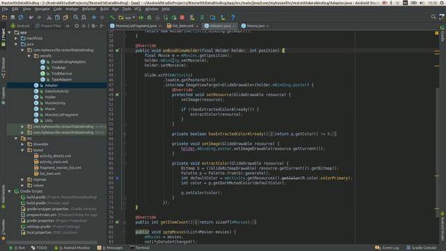 Android Rest with Data Binding смотреть онлайн