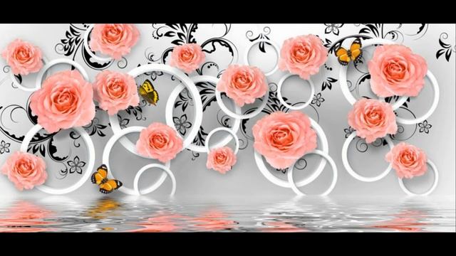 Красивые 3D фотообои в интерьере смотреть онлайн