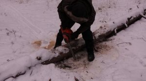 Бензопила Husqvarna 445е II. Настоящая помощница