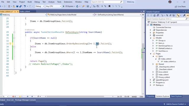 LINQ tutorial Web Part 8 :Select Item OrderBy ASC-DESC смотреть онлайн