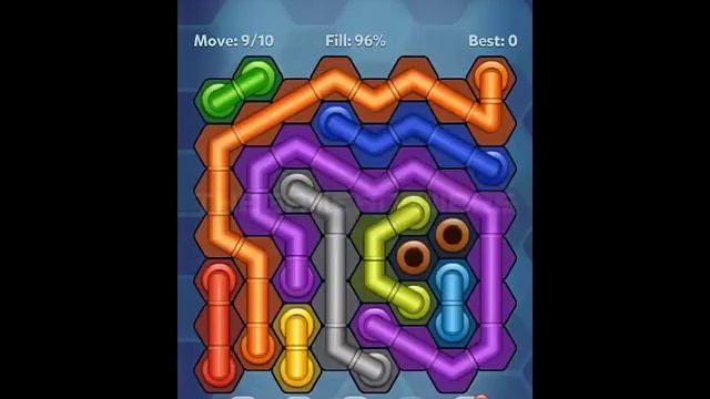 Pipe Lines Hexa Size 8 Mania Level 1-10 Solution смотреть онлайн