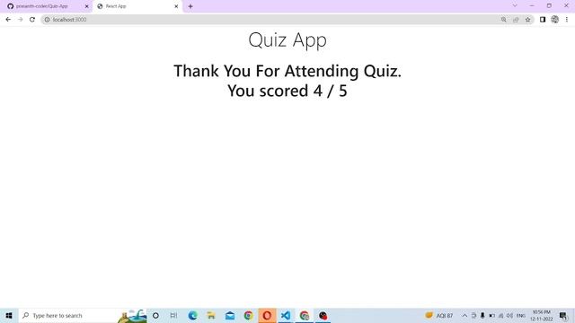 Quiz App with Timer in React JS | Context API | Bootstrap | TAMIL смотреть онлайн