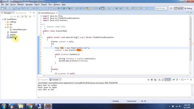 How to read the file data using Scanner in Java? | Java IO | Java Tutorial смотреть онлайн