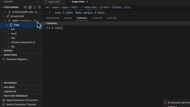 5.Integración Docker en VSCode (II) смотреть онлайн