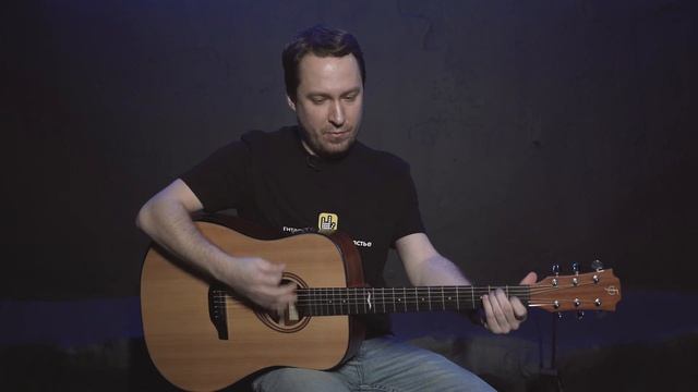 Обзор электроакустической гитары Flight AD-555 NA SOUNDWAVE | SKIFMUSIC.RU смотреть онлайн