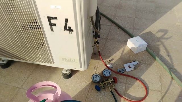 Air Conditioner Rafrigrant Charging R22 R32 R410a R404 R417 R134a | AC Gas Charging