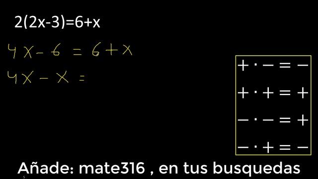 2(2x-3)=6+x , ecuación con paréntesis , hallar x , que satisface . ecuaciones смотреть онлайн