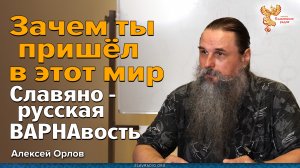 Зачем ты пришёл в этот мир | Славяно русская ВАРНАвость. Алексей Орлов