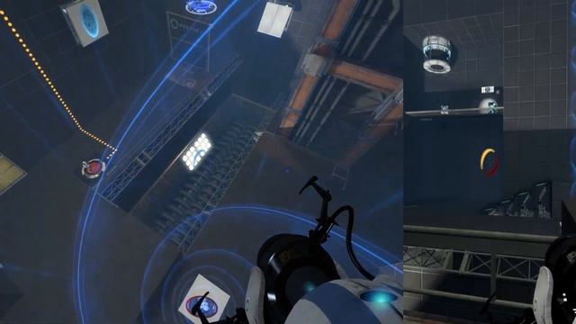 Веселье и порталы в кооперативе игры Portal 2. Часть 1. «Хитрый» SplitScreen. [PEGI 7] смотреть онлайн