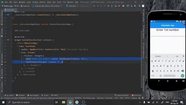 Flutter Simple Calculator Project || App Development || Beginners flutter projects flutter sdk dart смотреть онлайн