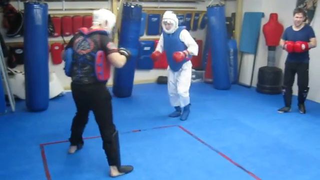 Тренировочные поединки в LUKOMSKY-DOJO.Крав мага vis Симмей-до Каратэ смотреть онлайн