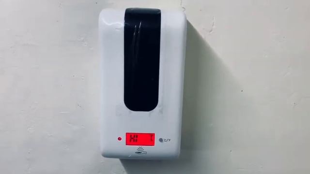 automatic sanitizer dispenser with body temperature scanner смотреть онлайн