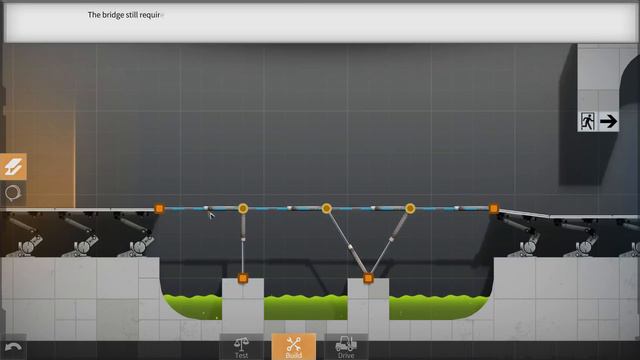 Обзор игры Bridge Constructor Portal смотреть онлайн