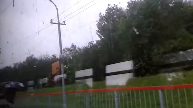 ЭД2Т пл. Кутузовская - ст. Гривно + гроза МЖД смотреть онлайн