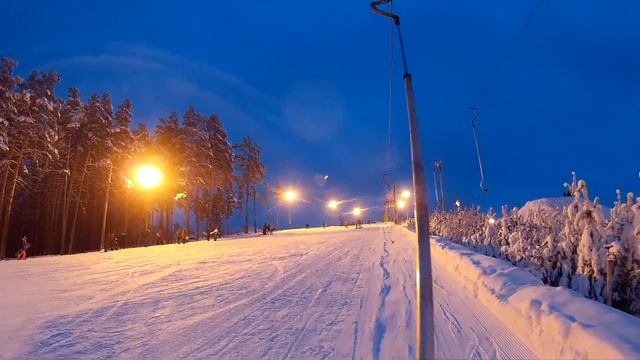 Катание с горы Уктус на сноуборде смотреть онлайн