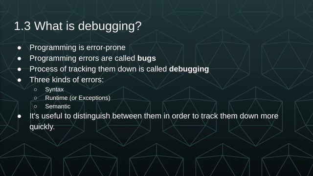 Think Python Ch 1 - The way of the program смотреть онлайн