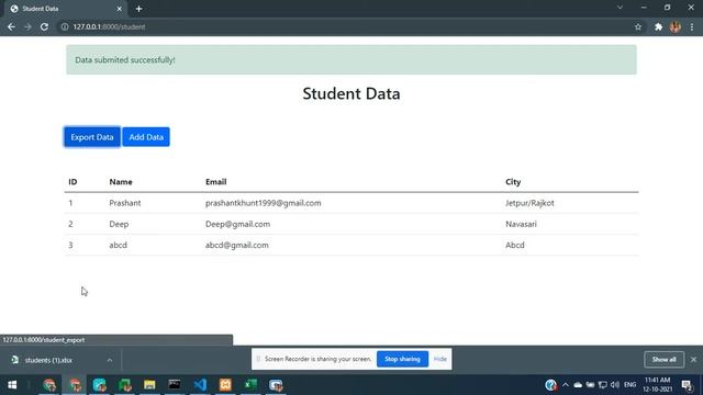 Laravel 8 Export Data as Excel File with Example смотреть онлайн