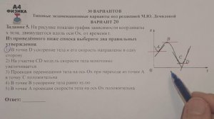 Задание 5. Вариант 20. Физика ЕГЭ 2021. Типовые экзаменационные варианты М.Ю. Демидовой. Разбор.ФИП