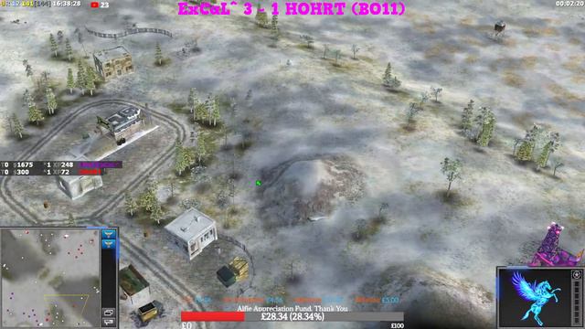 🔴 Live Command and Conquer, Zero Hour Action 16gmt ExCaL^ v HOHRT Sonic's ZH Ladder Cup Tournament смотреть онлайн