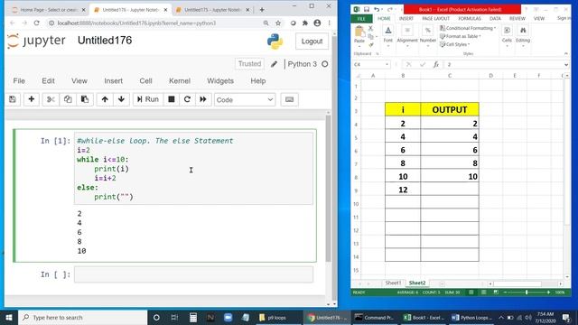 Python Part 13: while loop , while else , break and continue statements смотреть онлайн