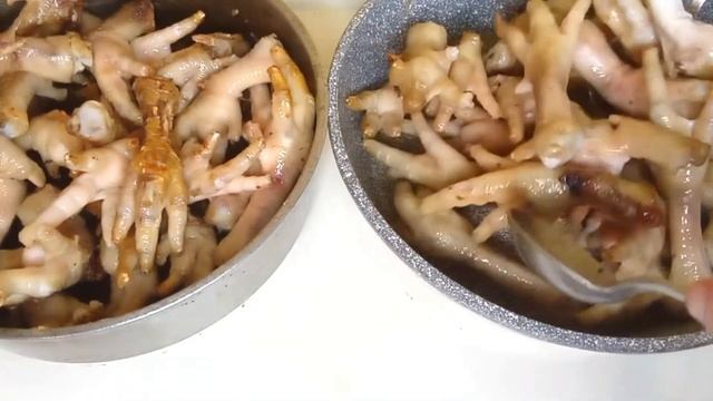 2 рецепта: ТАКИЕ ПОХОЖИЕ И ТАКИЕ РАЗНЫЕ. КУРИНЫЕ ЛАПКИ. В Сметано-Чесночном соусе + в соусе Терияки смотреть онлайн