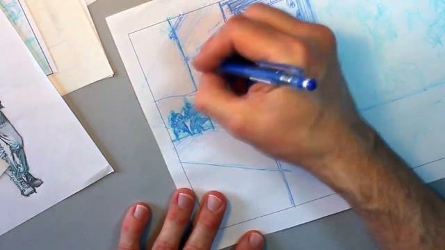 Arale / Maelstrom - Démo storyboard BD / Comics Thumbnail sketch demo смотреть онлайн