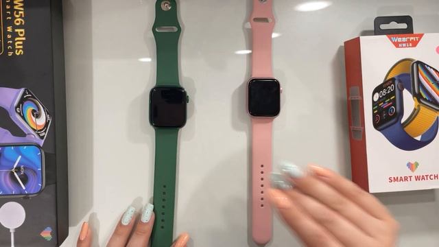 COMPARATIVO SMARTWATCH HW18 X HW56 PLUS | Smartwatch barato parecidos com apple watch ⌚️ смотреть онлайн
