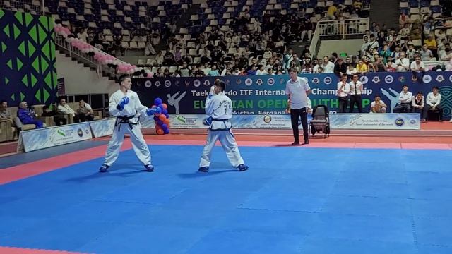 Кубок Евразии - 2023. Проф. бой Асадбека Тажибаева. Таэквон-до ITF - Кыргызстан. смотреть онлайн