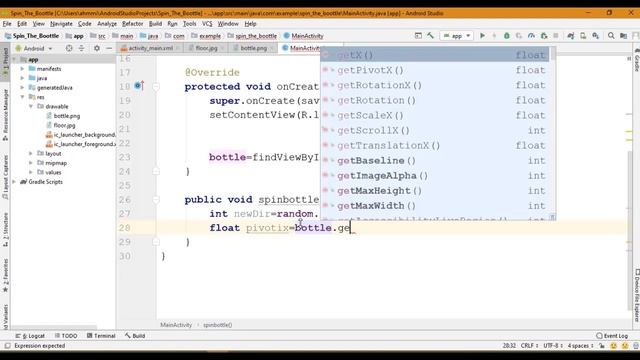 How to create Spin The Bottle Game on Android смотреть онлайн