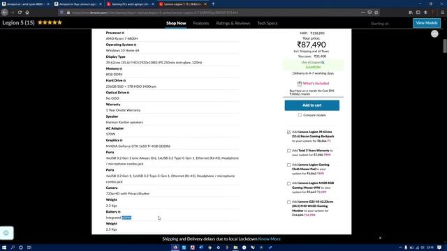 Lenovo Legion 5| available in India: Best Deal смотреть онлайн