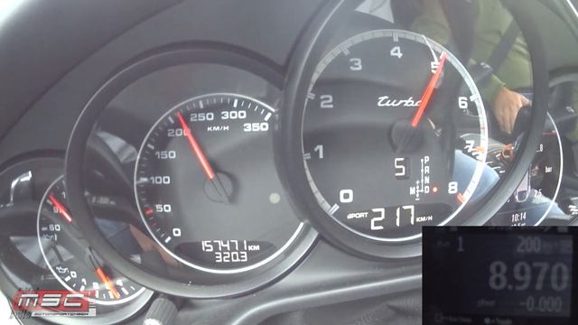 Porsche Panamera Turbo 0-100 100-200 Topspeed Acceleration | Motorsportcheck.de смотреть онлайн