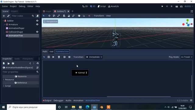 Tutorial FPS na Godot (tiro em primeira pessoa) #5 Usando Mixamo e montando o primeiro inimigo смотреть онлайн