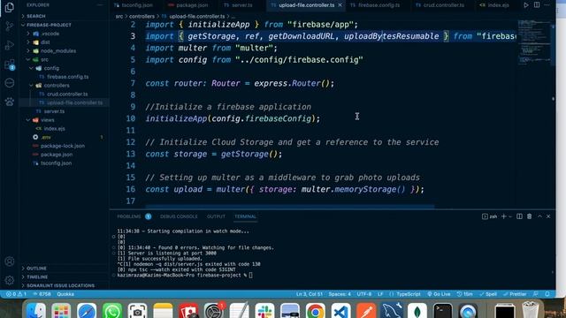 Upload Images / Files to Firebase Cloud Storage using Node JS смотреть онлайн