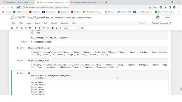 zip() VS enumerate() in Python | Python Interview Questions for Data Science Role - 10 of Top 10 смотреть онлайн