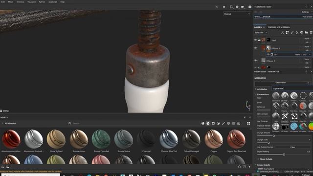 Clamp Texturing in Substance painter - part 2 / Game Asset смотреть онлайн