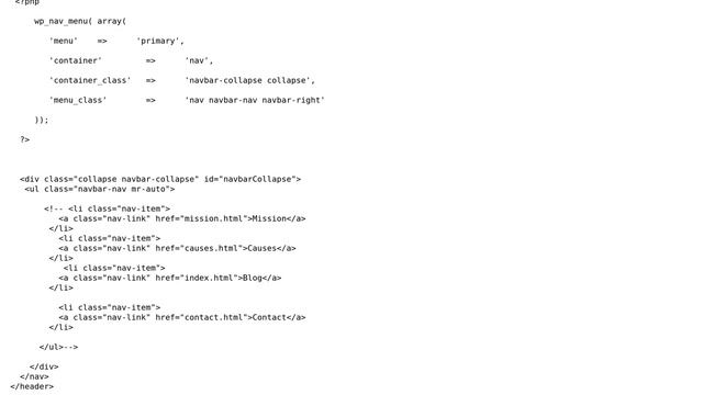 Wordpress: Bootstrap 4 mobile menu not working for Wordpress Development смотреть онлайн