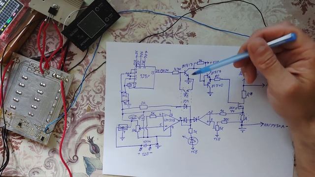 Электронная нагрузка на Arduino. Схема и прошивка смотреть онлайн