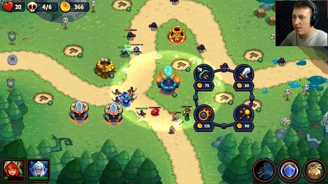 ПЕЩЕРА ГИГАНТСКОГО СЛИЗНЯ ● Realm Defense ● Прохождение #9 [Игры на андроид] смотреть онлайн