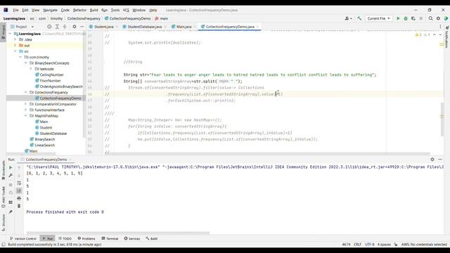 Find Duplicate Elements from Collections, String/Array - Using Collections.Frequency and Stream смотреть онлайн