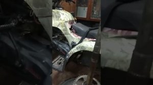 Квадроцикл / Разборка задней оси на квадроцикле и замена подшипников оси